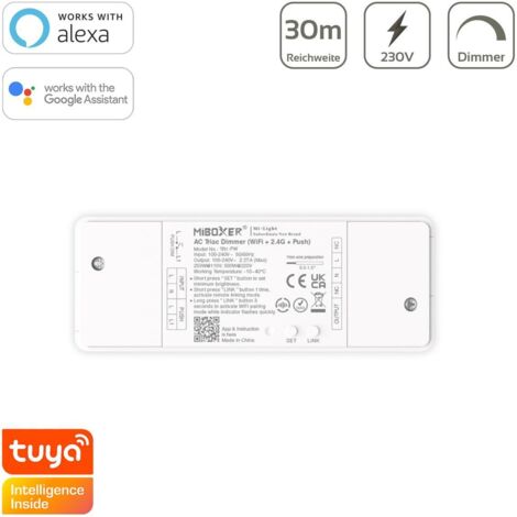 MiBoxer Triac Dimmer 500W WiFi Tuya 2.4 GHz+ Push TRI-PW