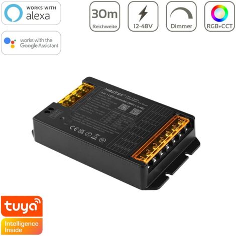 MiBoxer WIFI LED Controller 5in1 Einfarbig/CCT/RGB/RGBW/RGB+CCT 12/24V max.30A HW5