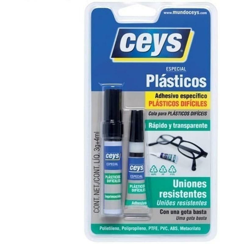 

Adh.plasticos dificiles ceys 3gr+4ml - Mibricoplus