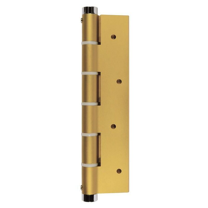 

Bisagra aluminio simple accion u5814 oro medidas 180x80x4mm. - Mibricoplus