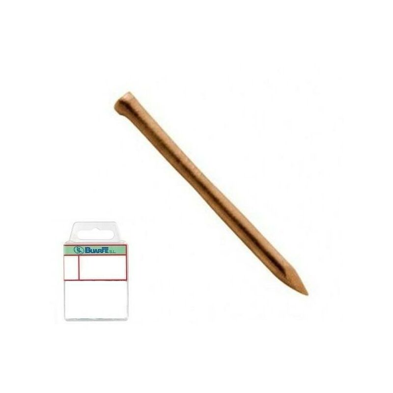 

MIBRICOPLUS Blister punta acero cabeza conica cobreada puntas clavo 2x35