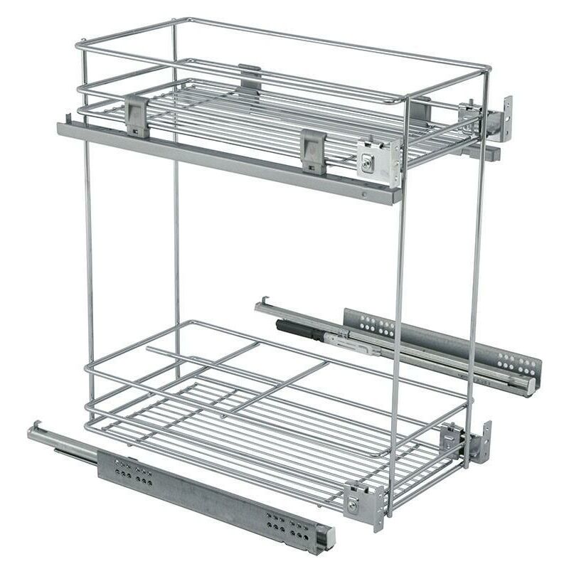 

Botellero+cesta partner m450 cromo c/gui guia muss hettich e.parcial, fij.lateral. - Mibricoplus