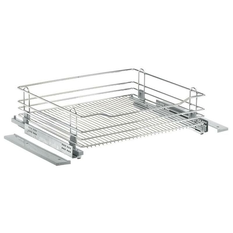 

MIBRICOPLUS Cesto extraible renata cromo con guias altura altura 120mm modulo modulo 450