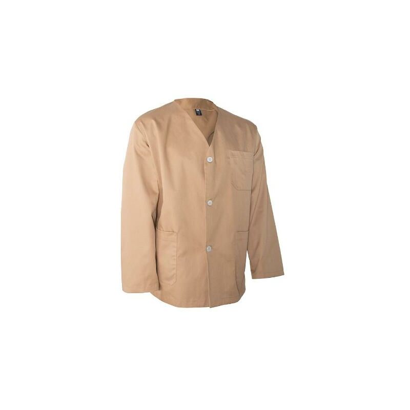 

MIBRICOPLUS Chaqueta sin solapa color beige talla s-xxl talla xxl