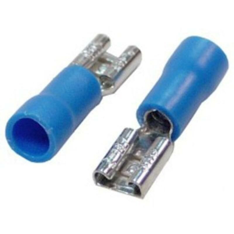 

Enchufe faston plano hembra azul 6,3mm - Mibricoplus