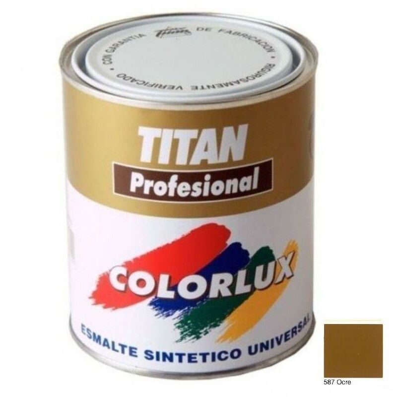 

Esmalte ocre colorlux 750ml. 587 - Mibricoplus