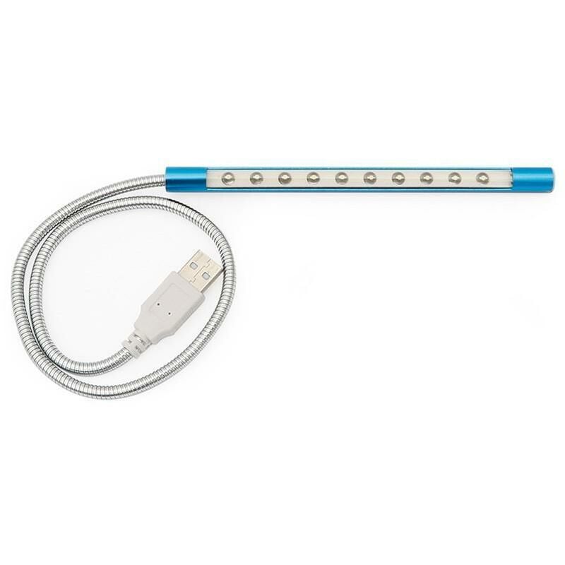 

Flexo usb touch 10leds l415mm azul - Mibricoplus