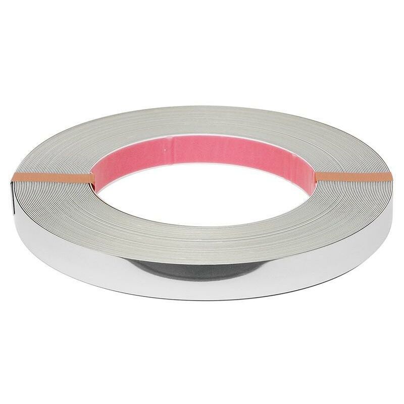 

MIBRICOPLUS Iana perfil embellecedor para decoración. acabado cromo ancho 24