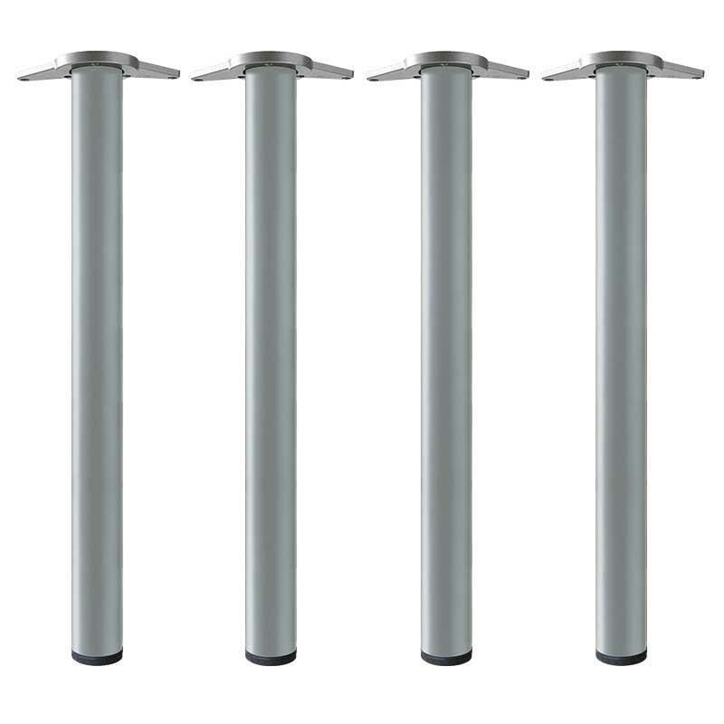 

Juego de 4 patas modelo neiva para mesa 60ø h710 acabado gris metal - Mibricoplus