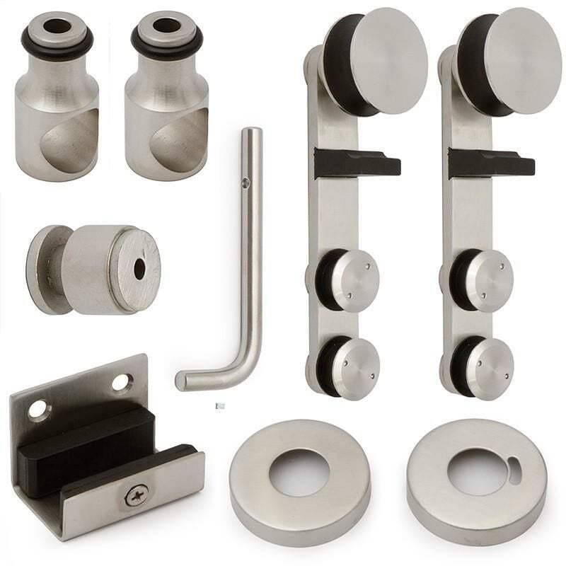 

Kit cabine inoxidable 1 puerta corredera fenolico - Mibricoplus
