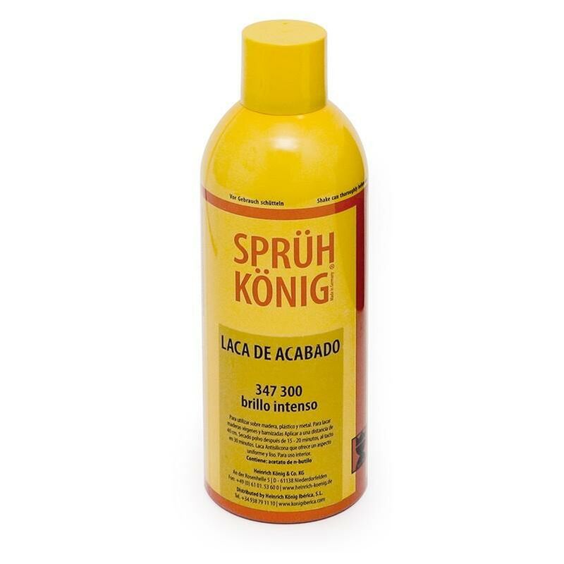

Laca acabado alto brillo spray 400ml. - Mibricoplus
