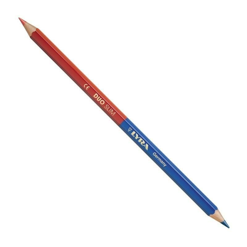 

Lapiz lyra mina fina 2,8mm azul/rojo - Mibricoplus
