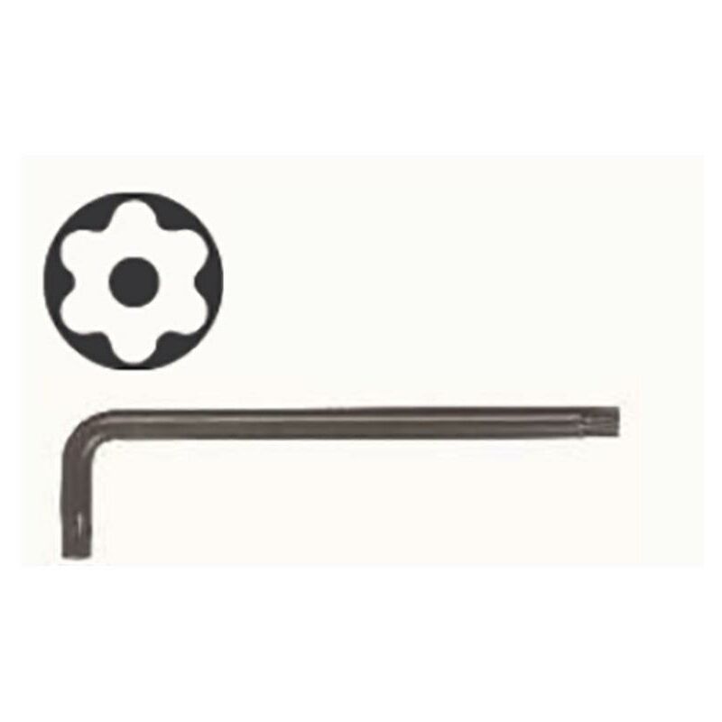 

Llave acodada torx seguridad serie larga med.torx t-25 - Mibricoplus