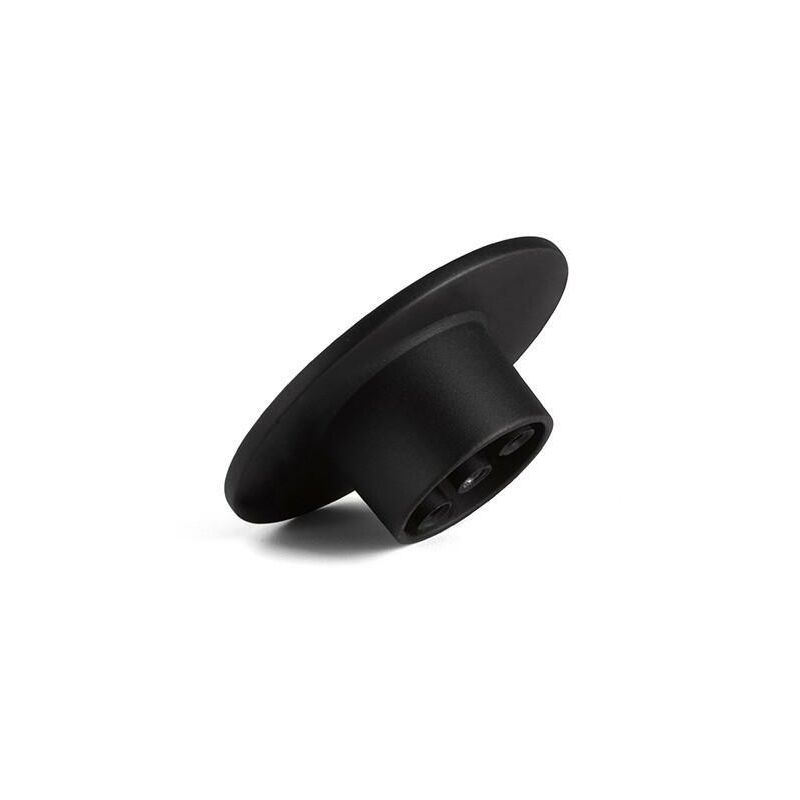 

MIBRICOPLUS Luna tirador zamak ø60. elegir acabado. acabado negro mate