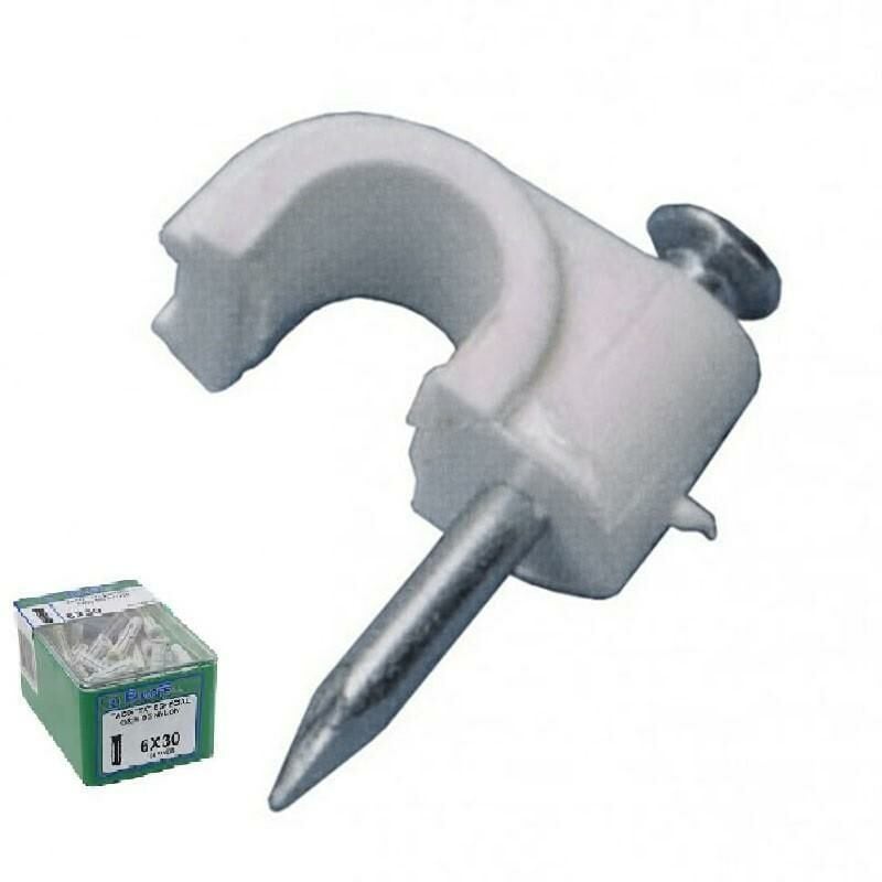 

MIBRICOPLUS Maxicaja grapa para cable redondo nº5 100u