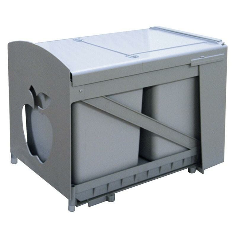 

Modulo cubo basura ecológico extraible 2x16l incluye set de mecanizacion a la puerta - Mibricoplus