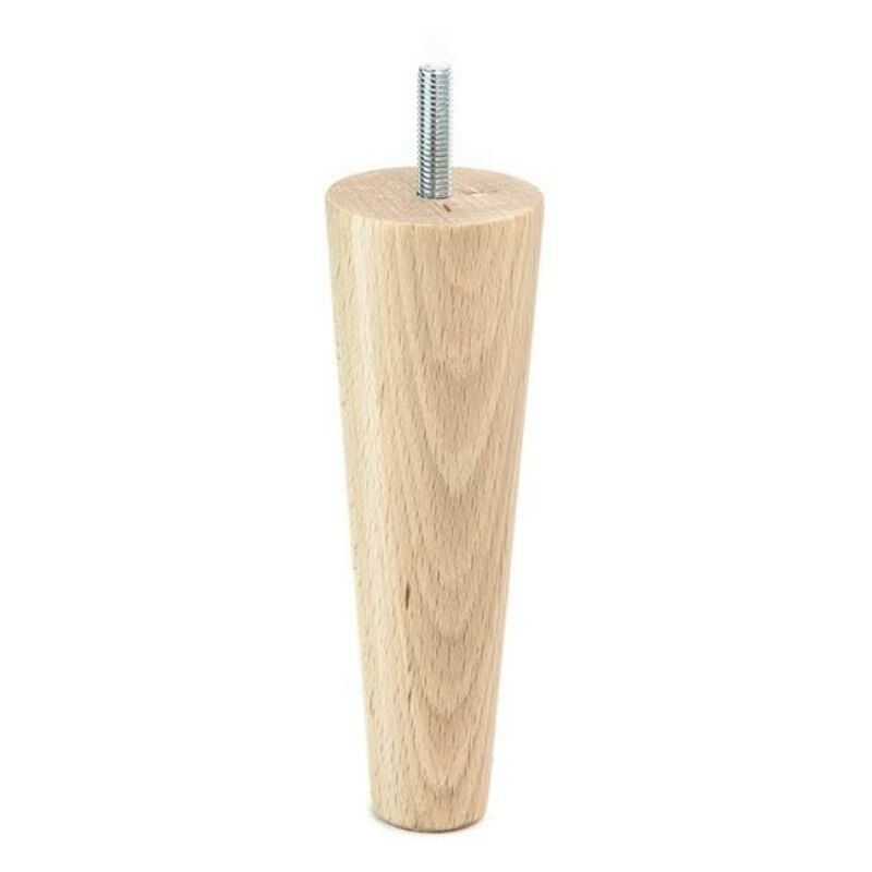 

Pata madera conica h150 m8 natural - Mibricoplus