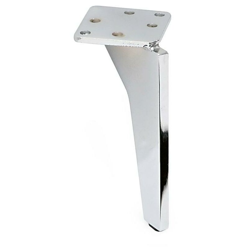 

Pata metalica tercia especial h135 cromo altura total 134mm.- - Mibricoplus