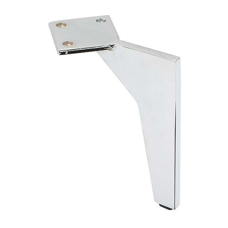 

Pata metalica tercia h140 cromo altura total 137mm.- - Mibricoplus