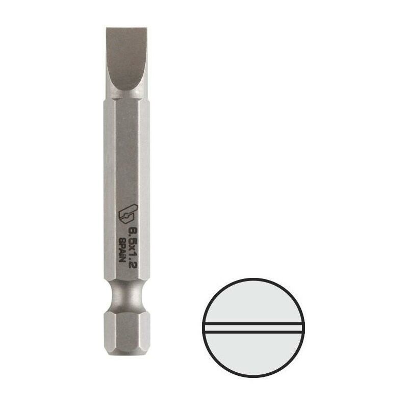 

Punta atornillar mango 1/4 plana 50mm punta atornill pl8x1.6 - Mibricoplus