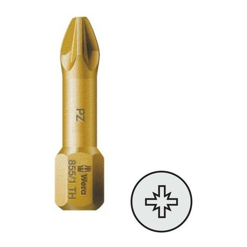 

Punta atornillar mango 1/4 torsion pz 25mm punta atornill pz3 - Mibricoplus