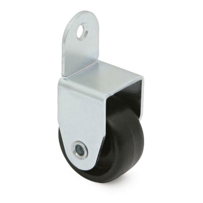 

Rueda fija takua asa de plástico ø30 h39 zn- c/soporte en acero zincado, forma escuadra. - Mibricoplus