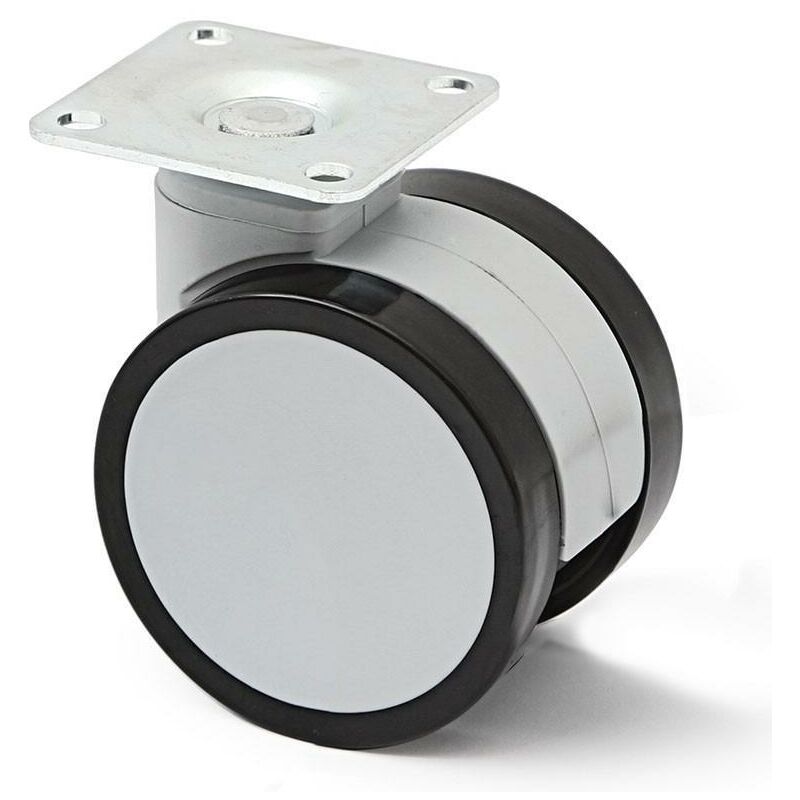 

Rueda giratoria duncan d65 h81 plástico gris sin freno - Mibricoplus