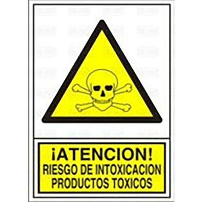 

Señal 310 plast.345x245riesgo intoxi. ­atencion! riesgo intoxicacion prod.toxicos - Mibricoplus