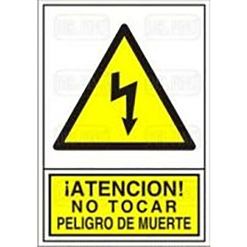 

Señal 314 plast.345x245pel.muerte elec ­atencion!no tocar peligro muerte(elect) - Mibricoplus