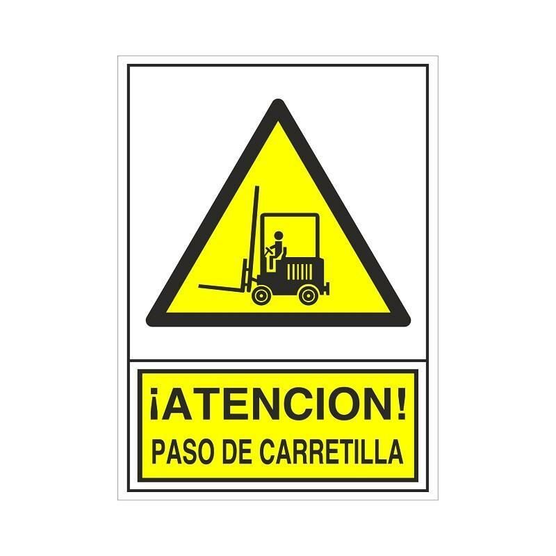 

Señal 325 plast.345x245paso carretilla ­atencion! paso carretilla - Mibricoplus
