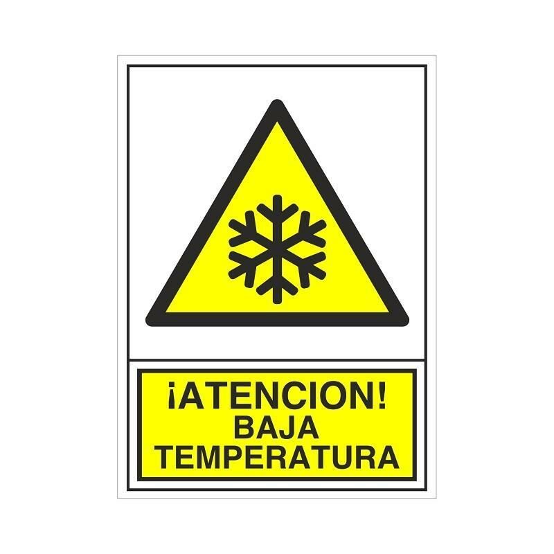 

Señal 375 plast.490x345at.baja.temper. ­atencion! baja temperatura - Mibricoplus