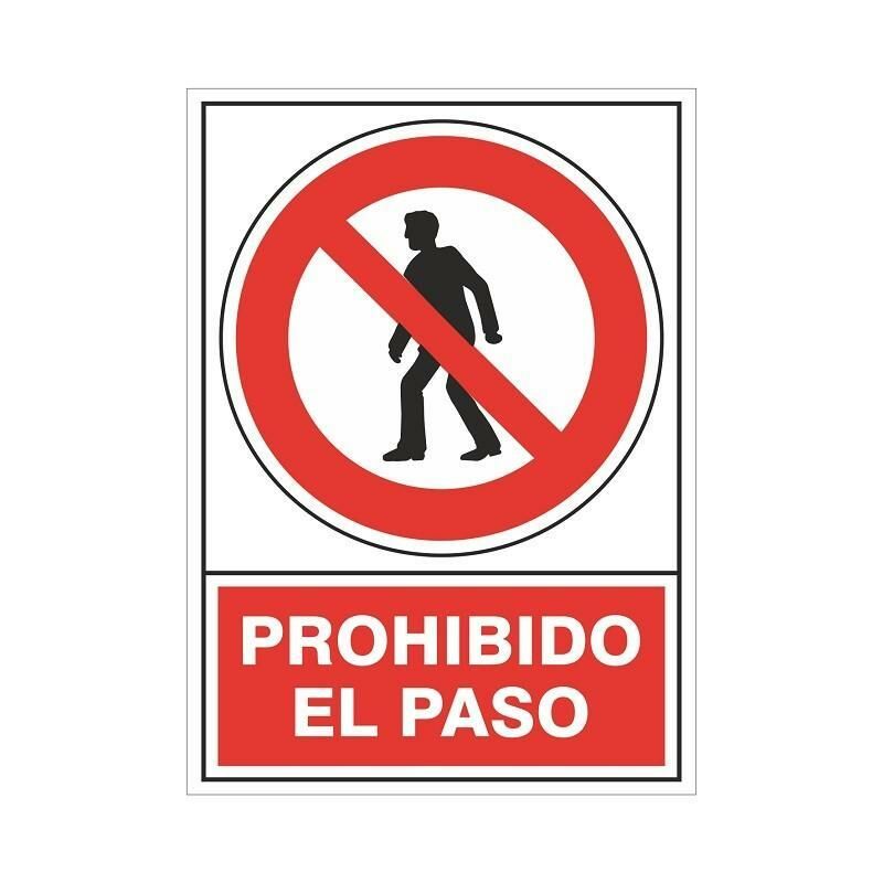 

Señal 410 plast.490x345 prohib.el paso - Mibricoplus