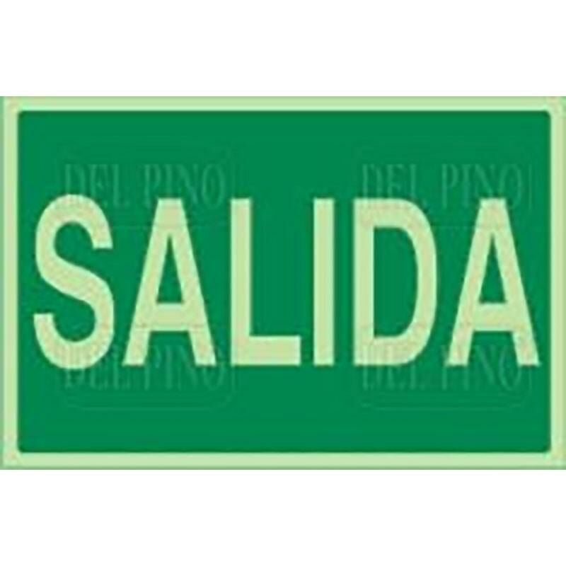 

Señal 996 plástico 297x210 salida lum. salida (letra) - Mibricoplus