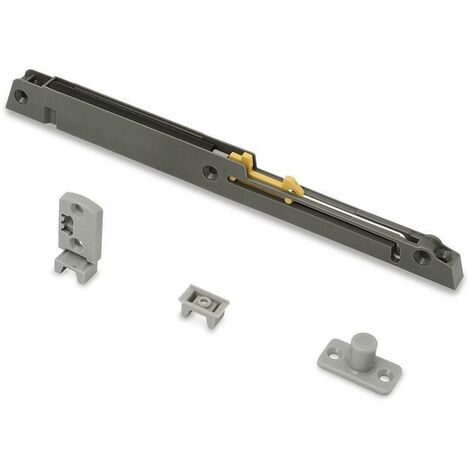 MIBRICOPLUS Set freno amortiguador plastico gris para armario para puertas de armario entre 20-30kilos