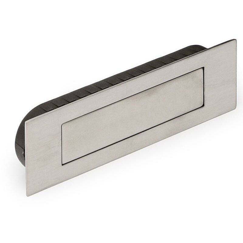 

Tirador embutir rectangular 155x45x20 inoxidable c/m con muelle. inoxidable 304. - Mibricoplus