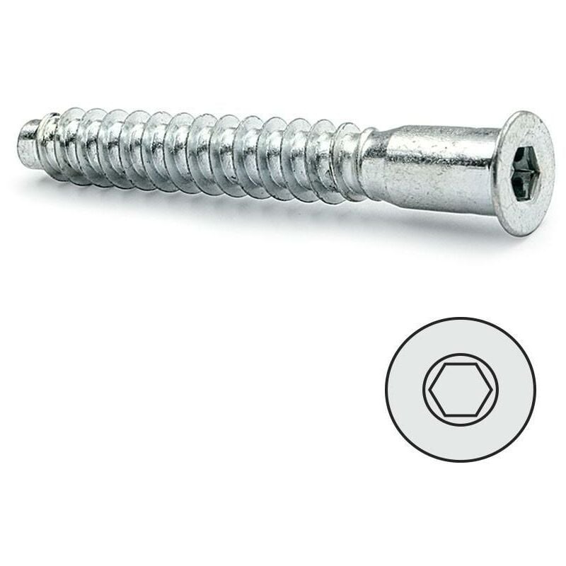 

Tornillo autorroscante rosca madera, allen zincado 7-70 sin punta sin punta - Mibricoplus