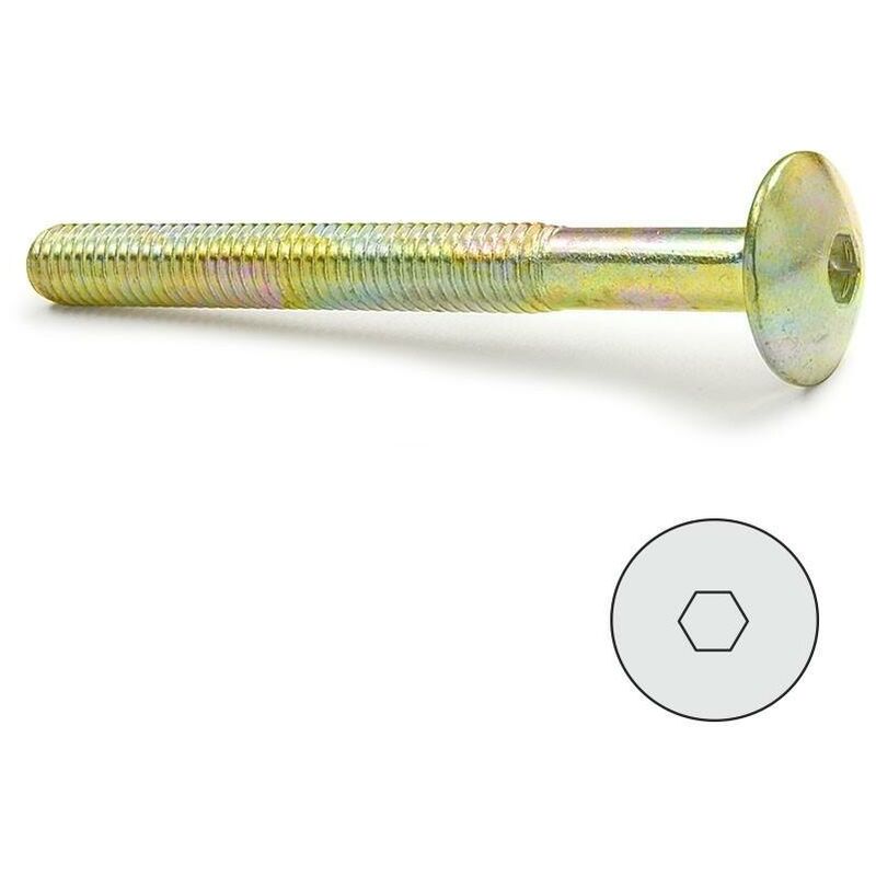 

Tornillo cabeza bombata allen bicromatado 8-120 - Mibricoplus