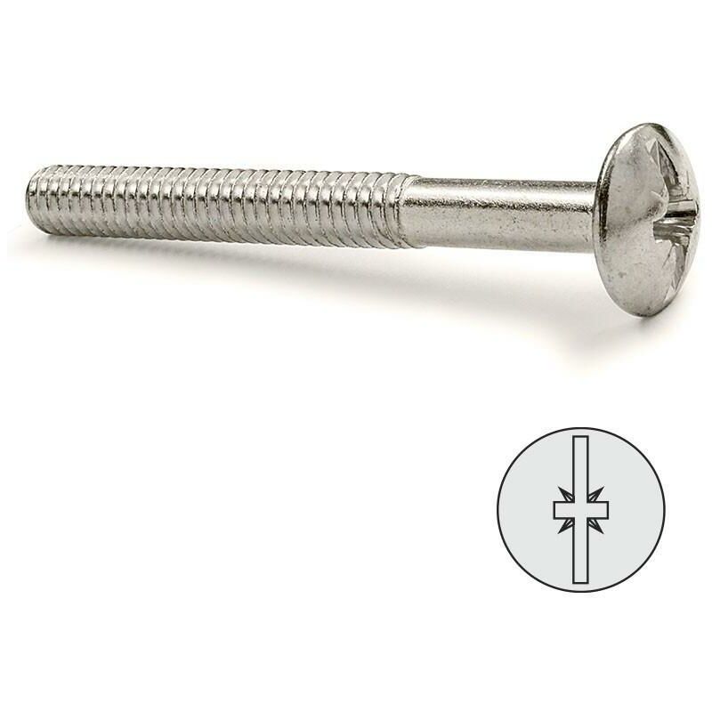 

MIBRICOPLUS Tornillo cabeza bombata komby niquelado 6-25