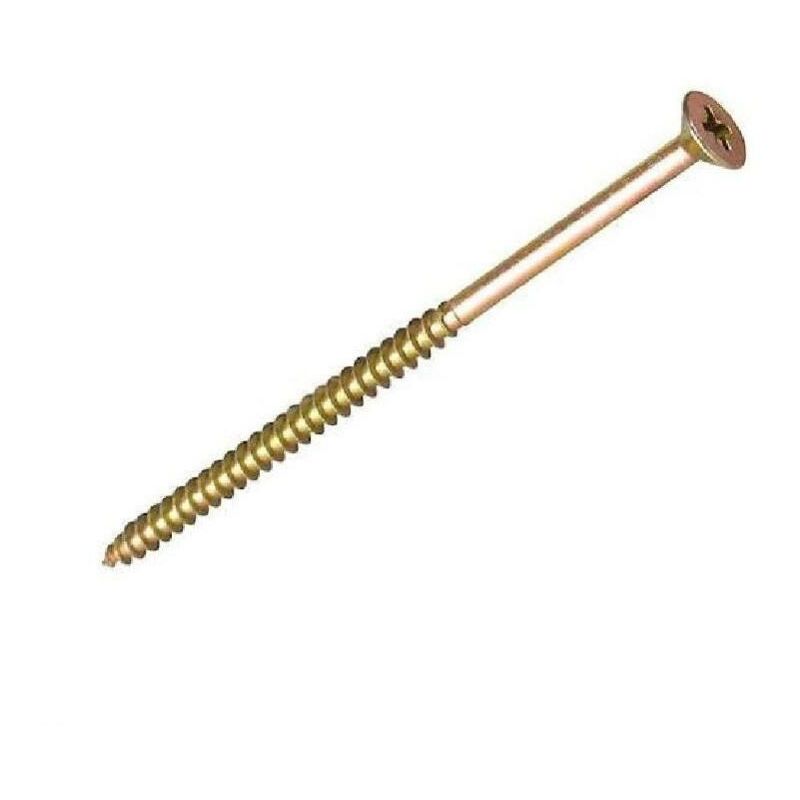 

MIBRICOPLUS Tornillo rosca madera cabeza plana pozidriv bicromatado 5-50/30 rosca parcial.- largo 50nm diámetro 5mm