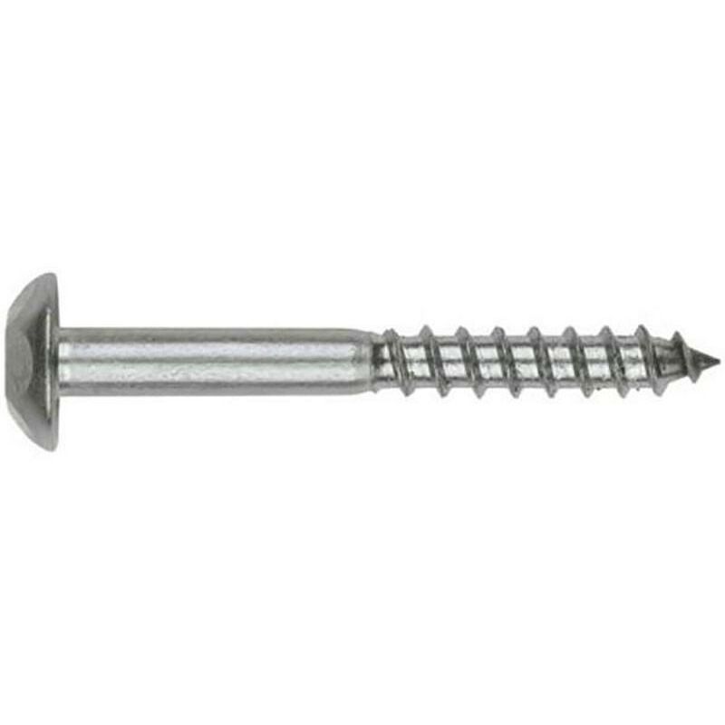 

Tornillo rosca madera inviolable zincado largo 80mm diámetro 7mm - Mibricoplus