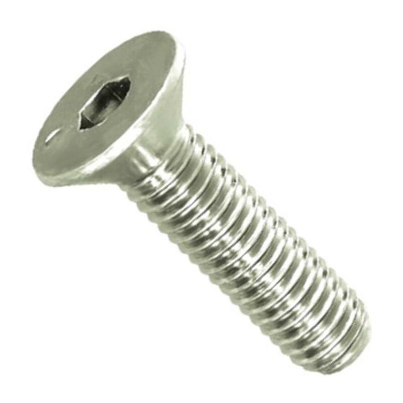 

Tornillo rosca metal allen din 7991 acero inoxidable largo 16mm metrica m-5 - Mibricoplus