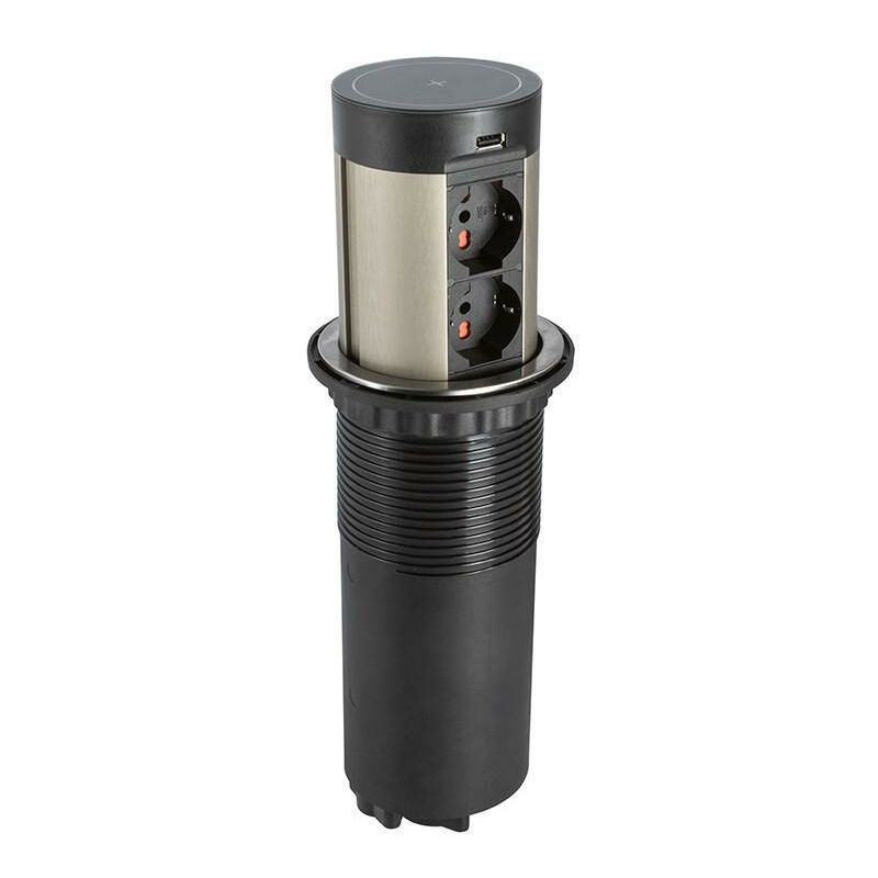 

Torre de enchufes newtower con 2 usb 2 schuko y qi - Mibricoplus