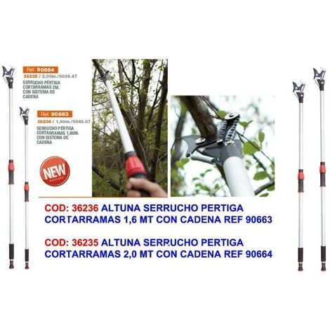 Serrucho Pértiga 90822 Telescópico 1,85-2,90M de Altuna