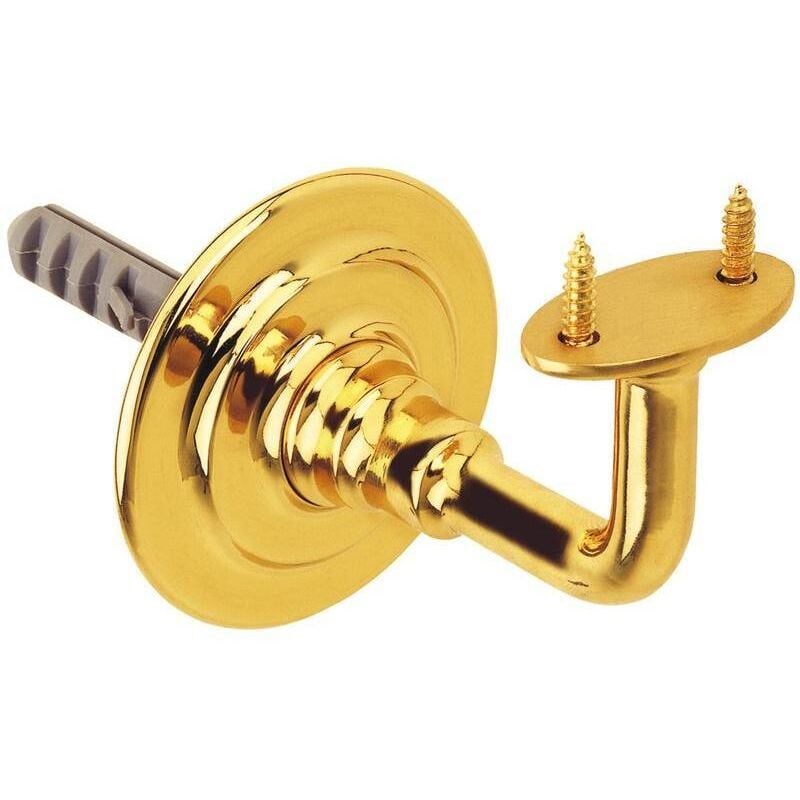 

amig soporte pasamanos 22 laton+tacos+tornillos (caja 10 unidades) - Mibricotienda