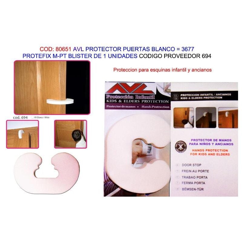 

avl fs protefix puertas blanco m-pt bl 1und 3677 (694) - Mibricotienda