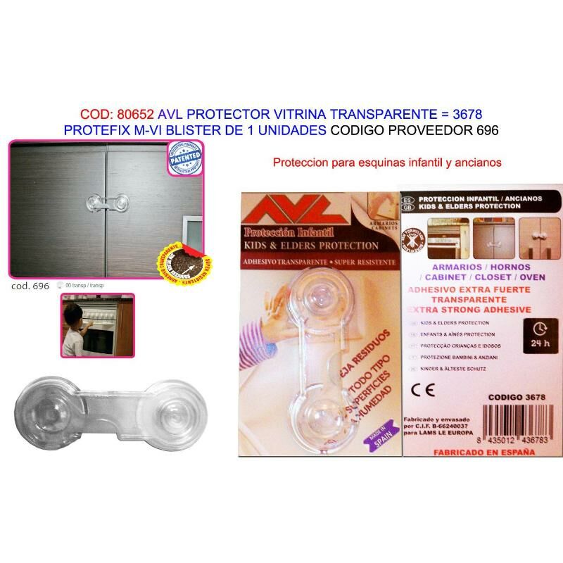 

avl fs protefix vitrina transp.m-vi bl 1 und 3678 (696) - Mibricotienda