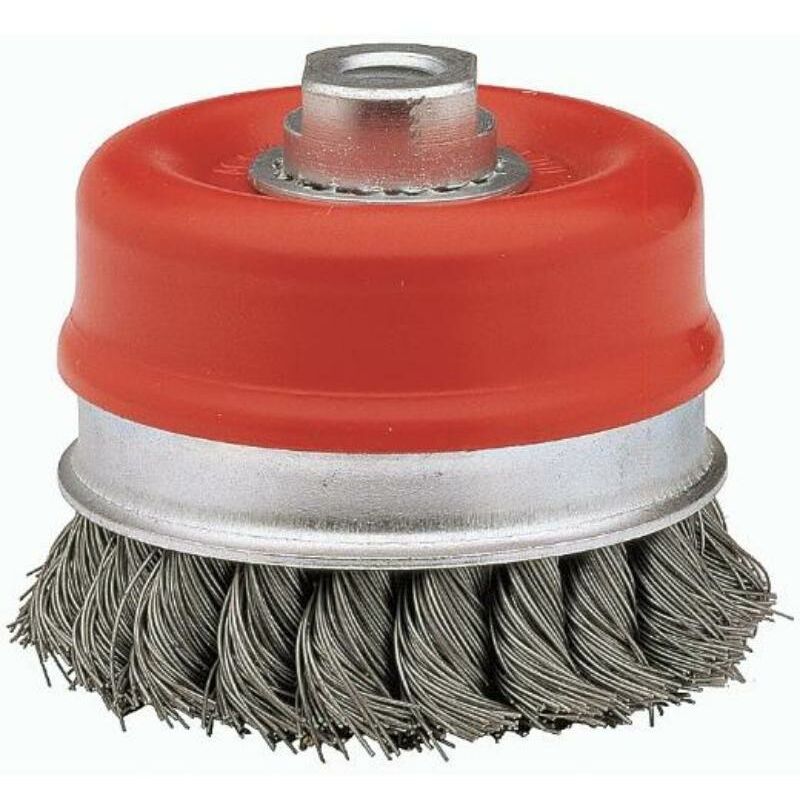 

bellota cepillo taza 50813-120 indust.alambre trenzado templado - Mibricotienda