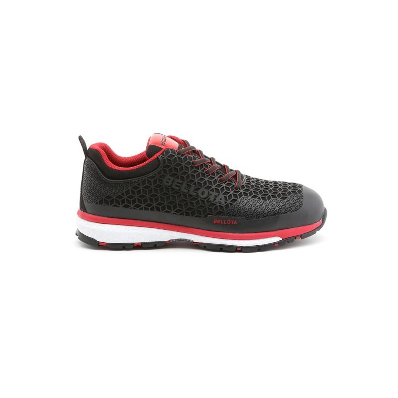 

Bellota - Zapato deportivo s3 negro-rojo