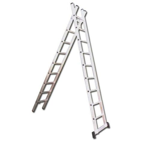 Escalera de mano de altura regulable – MUNK: escalera extensible de 2  tramos