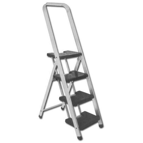 MIBRICOTIENDA escaleras aluminio reforz.sifer 4000 4 peld.anchos 03002 en131